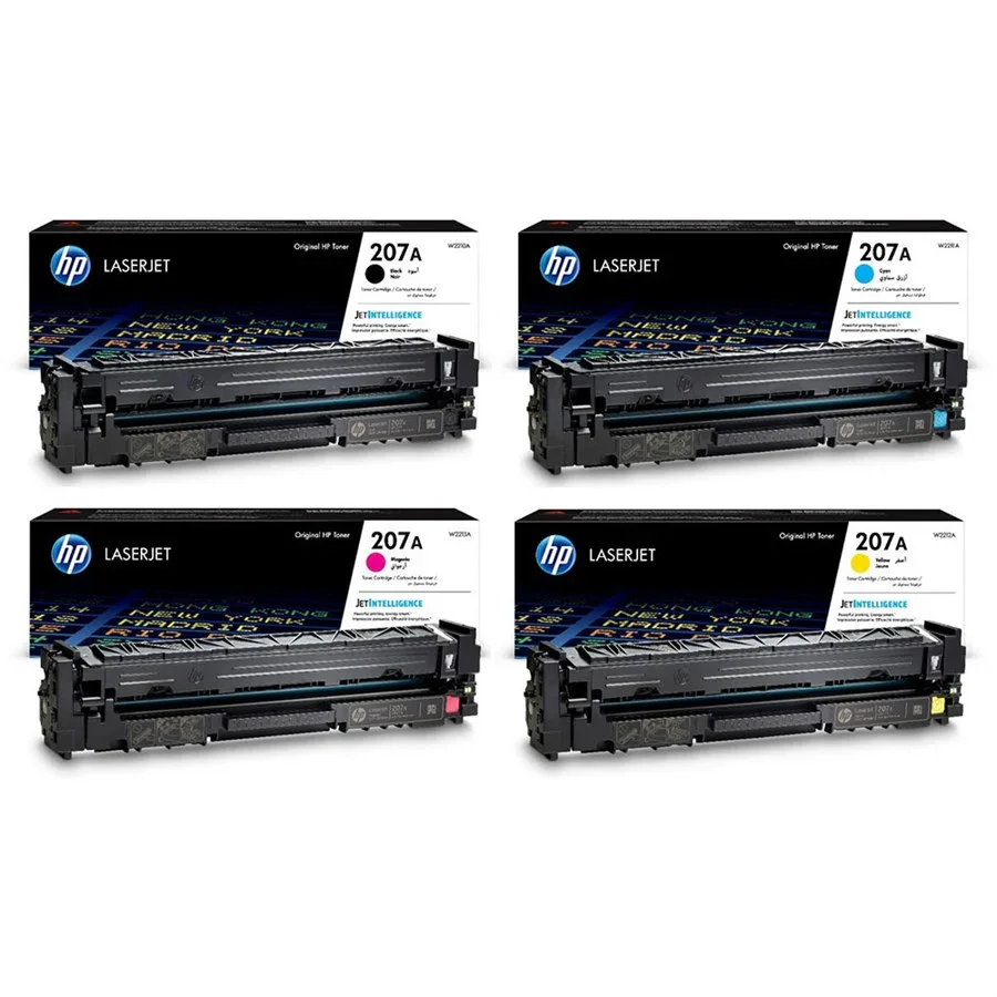 HP 207A Original 4 Colour Toner Cartridge Multipack